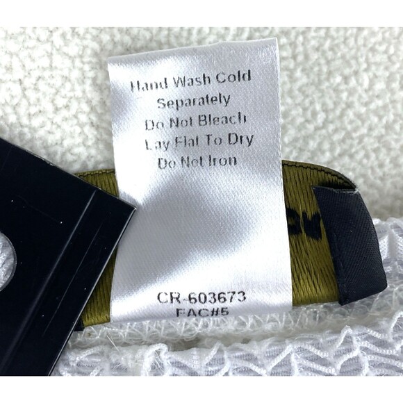 Jordan Taylor White Mesh Pants M Swimsuit Cover Up Wide Leg Resort Beachwear - Picture 14 of 14